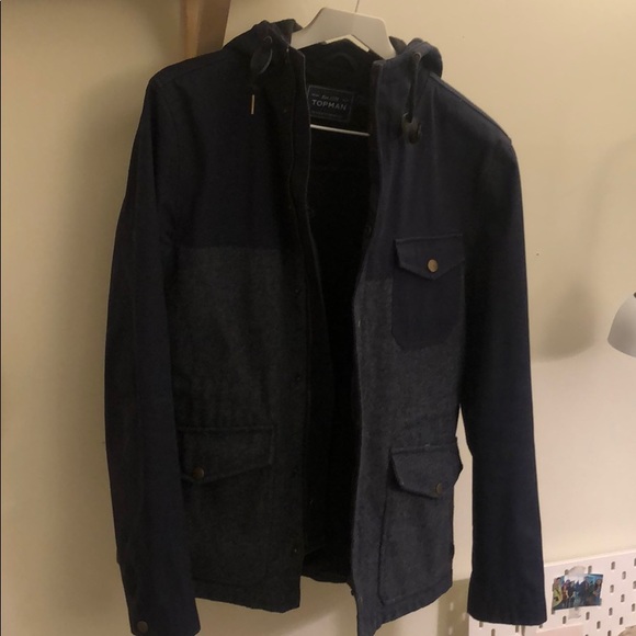 Topman navy denim jacket - Picture 3 of 3